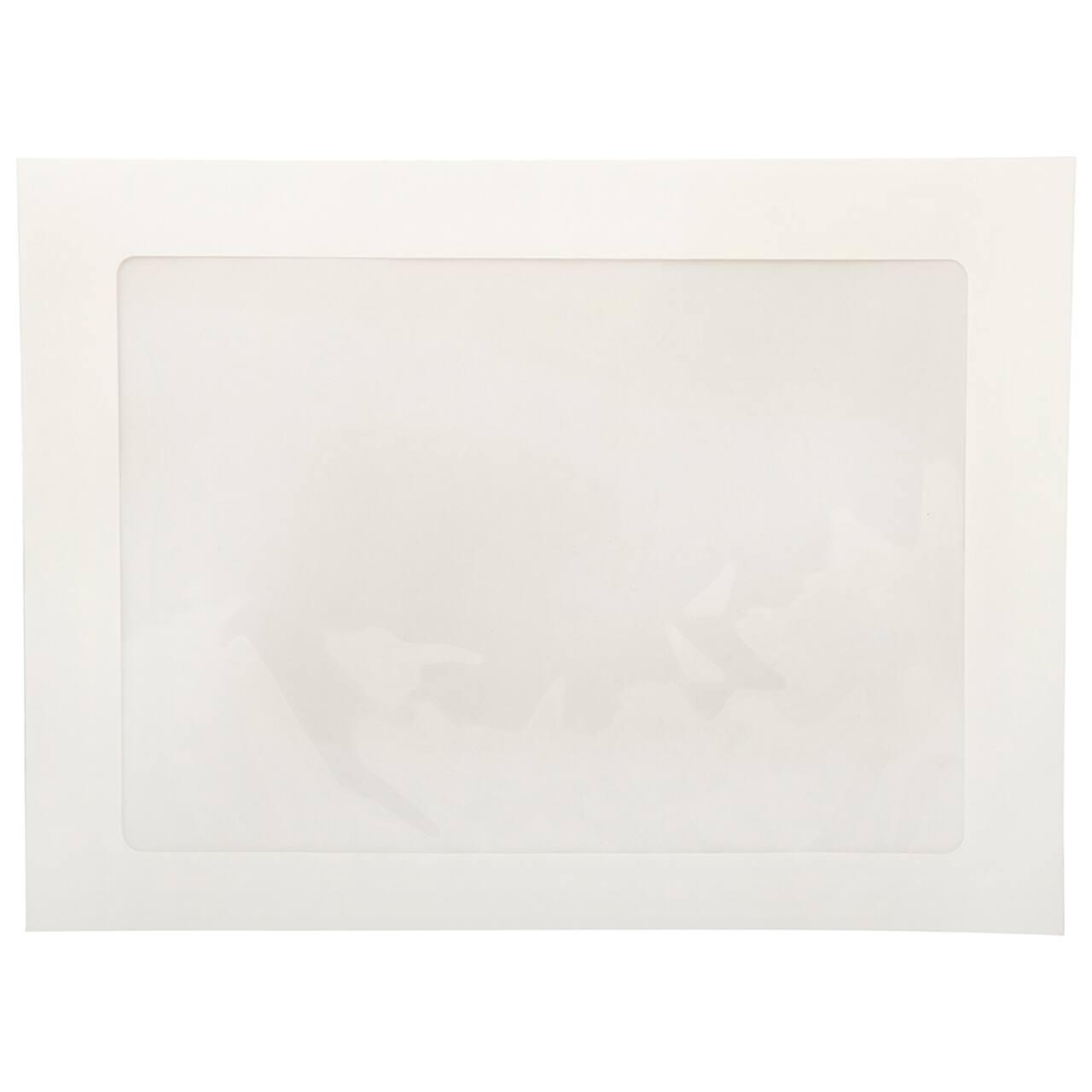 JAM Paper 9" x 12" White Booklet Commercial Window Envelopes, 25ct.